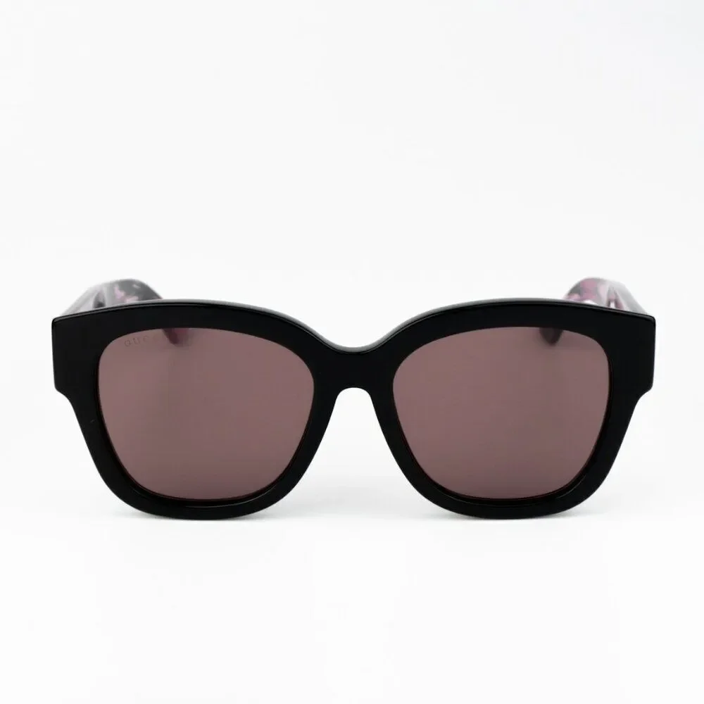 NEW Gucci GG1550SK 004 Black Red Women Square Sunglasses GG 1550SK